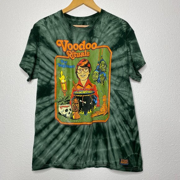 Steven Rhodes Tops - Steven Rhodes Tie Dye Voodoo Rituals 70s Vibe Cool